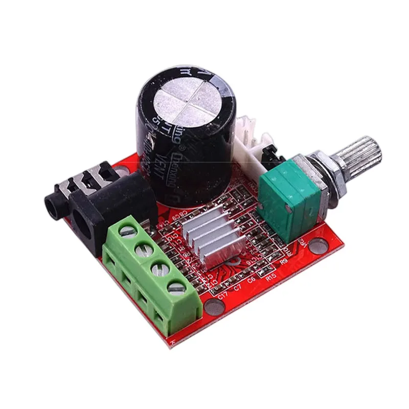 1/2 ~ 20/50 قطعة 12 فولت 2x10 واط ثنائي القناة HIFI 2.0 الرقمية PAM8610 مكبر كهربائي صغير مجلس فئة D ستيريو مكبر كهربائي وحدة