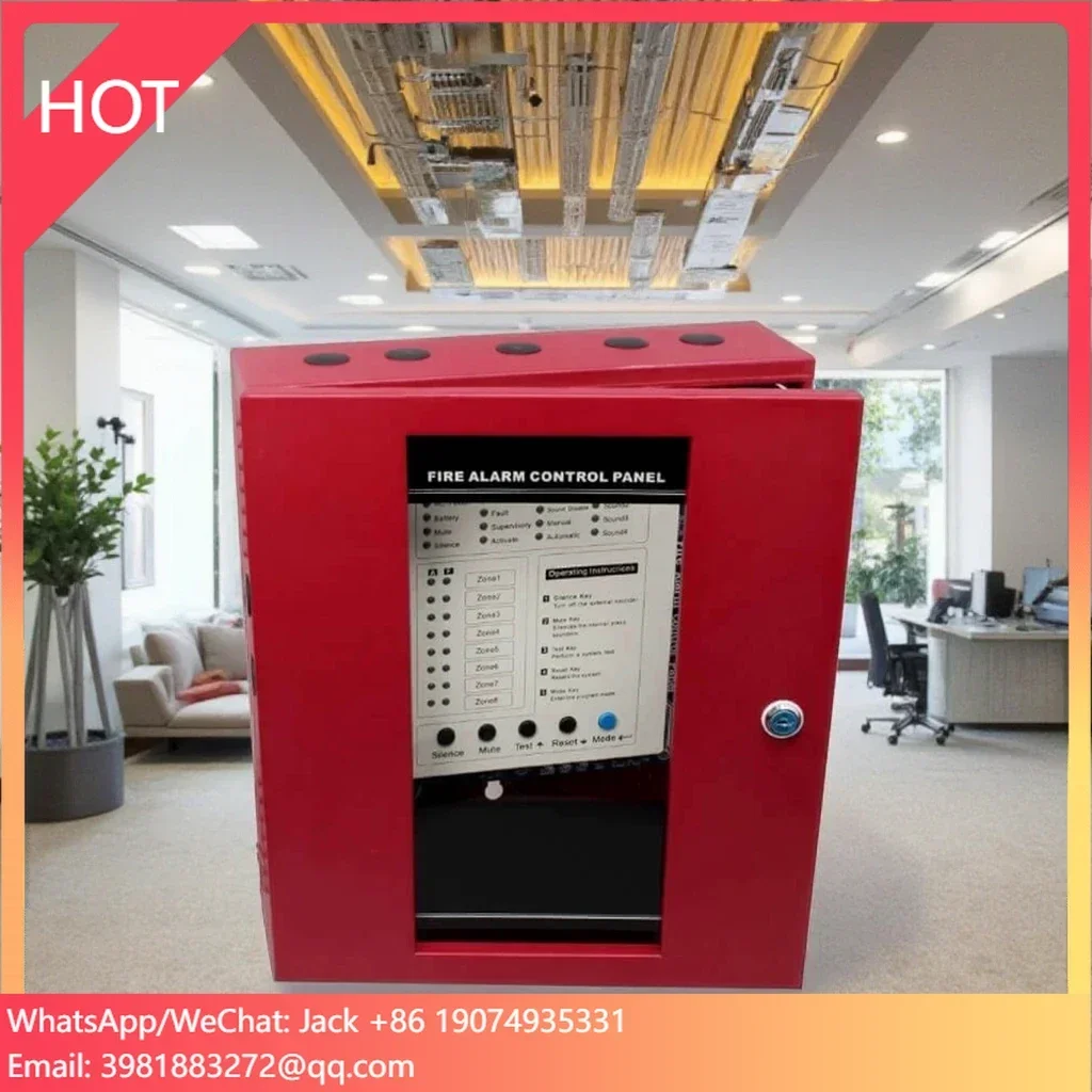 

New Design Factory Price Asenware Fire Alarm System Conventional Security 4 8 16 Zone Fire Alarm Control Panel