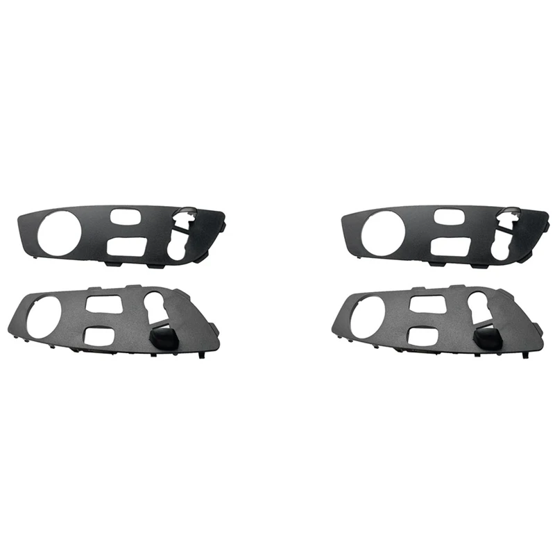 

4X Seat Button Switch Bezel Frame Cover Trim For Touareg 7P R Line 2011-2018 7P6882516C9B9 7P6882515C9B9 Car Accessories
