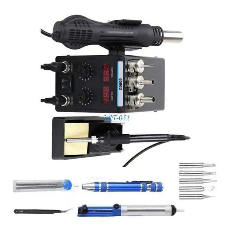 e15a-pack-of-9-soldering-set-featuring-heat-guns-220v-european-accuracy-repair-tool