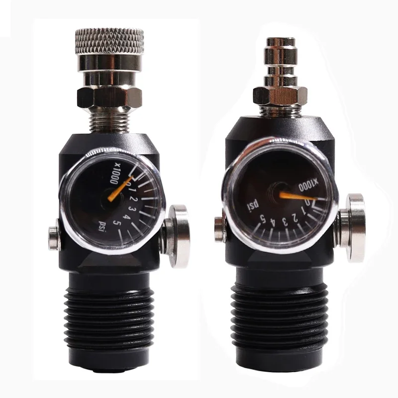 

5000Psi Black Bottom Small Watch Connector G5/8 with Meter Female and Male Vent Connector