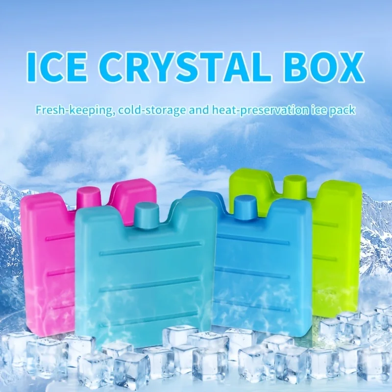 1/6 Stück Wiederverwendbare Gel-Eisboxen Kühltasche Frischhaltebox Kühlbox für Lunchbox Outdoor-Aktivitäten