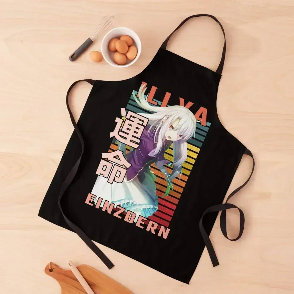 

Illyasviel von Einzbern Fate Stay Night Feito Sutei Naito Anime Manga Retro Design Apron Chef Accessories Apron