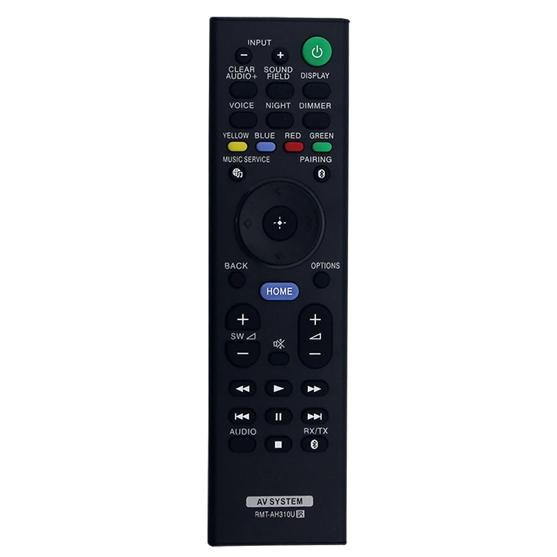 Compatível com controle remoto Sony HT-CT800 MT500 ST5000 CT800 MT500 SACT800 SAMT500 SAST5000 RMT-AH310U, peças de reposição