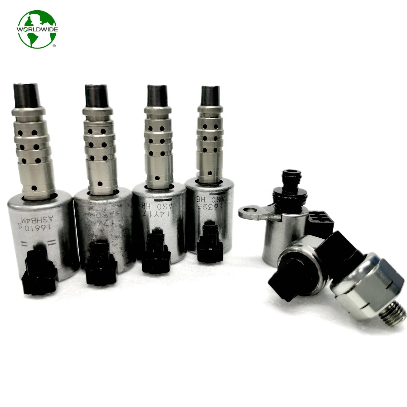 Wwt jf017e novo conjunto solennoid cvt8 conjunto completo solennoid (pressão * 4 tcc * 1 sensor * 2) peça de transmissão jf017e cvt8
