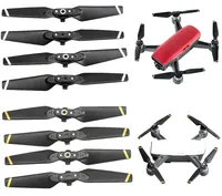 4pcs for DJI Spark Propeller Quick-release Folding Carbon Fiber Blades Propeller for DJI Spark Drone Accessories for DJI Spark