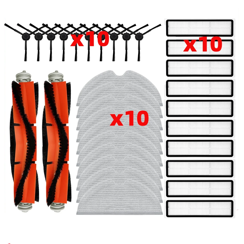 

Боковая щетка для швабры подходит для Dreame D9 / D9 Max / L10 Pro / Trouver LDS Finder Робот-пылесос Ролик Боковая щетка Швабра Фильтр Запасная часть