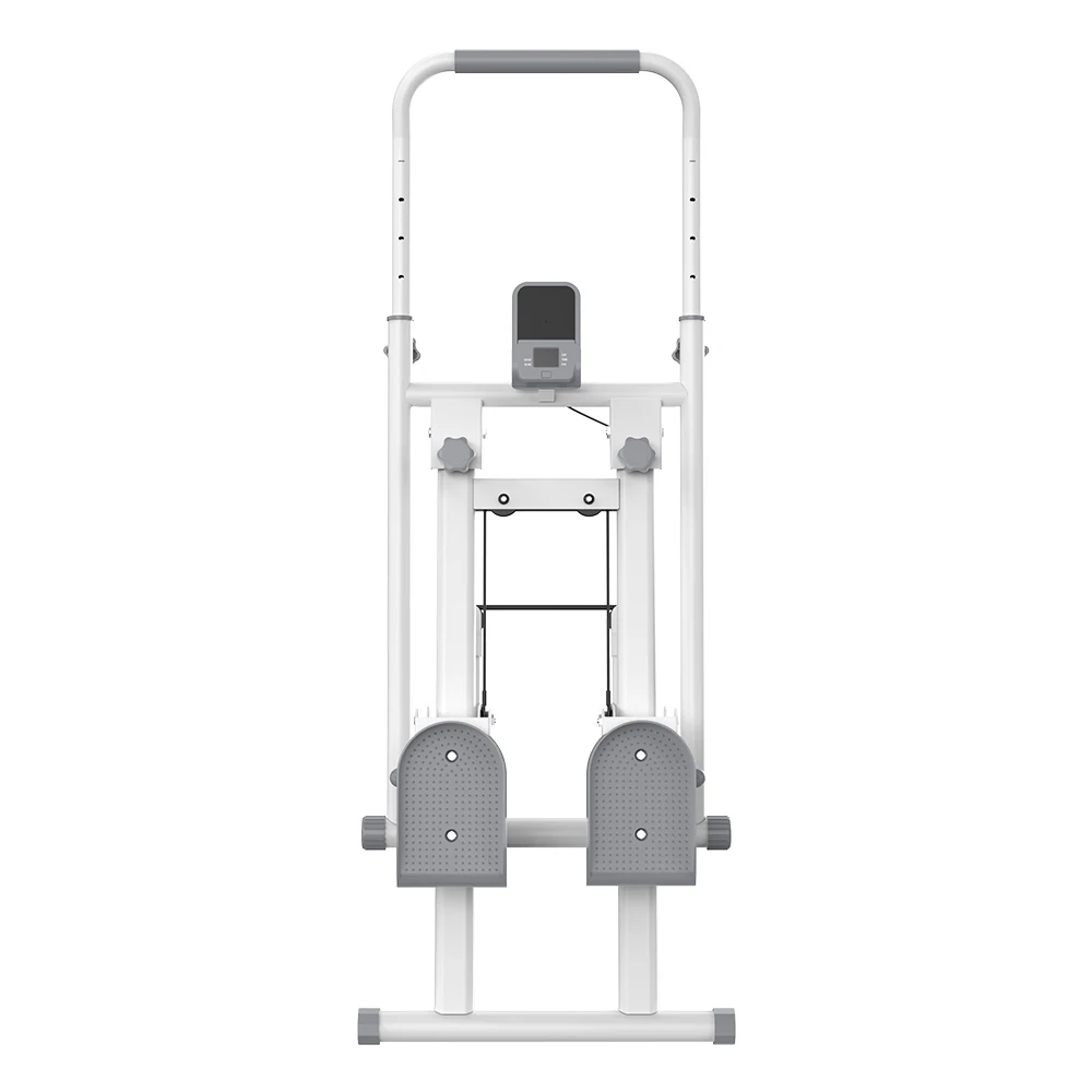 QK-7906 Stepper Pliant avec Poignée, Appareil d'Exercice pour l'Entraînement à Domicile, Capacité 150KG, Résistance Réglable, Affichage LED, Entraîneur de Fitness