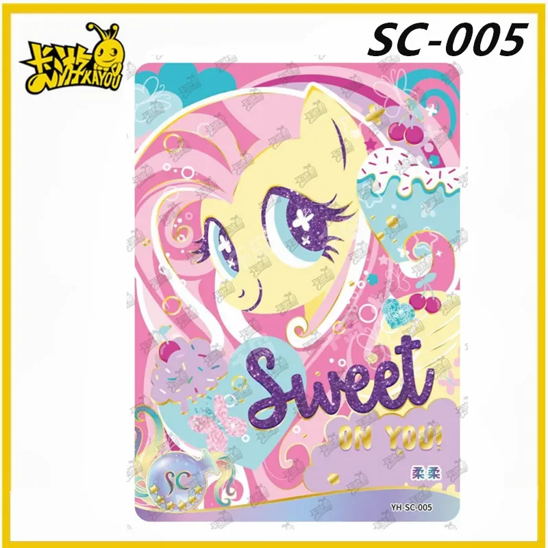 Genuine My Little Pony Anime CardsSC LSR UR Friendship Eternal Sweetheart Party Rare Limited Toy Collection Cards Birthday Gifts