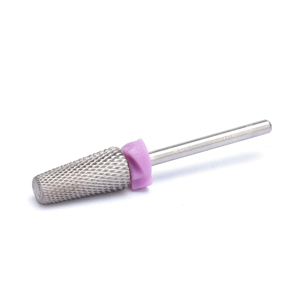 Brocas de uñas 2XF 5 en 1, fresa eléctrica giratoria de cerámica para manicura, herramientas quitaesmalte en Gel, 1 ud.
