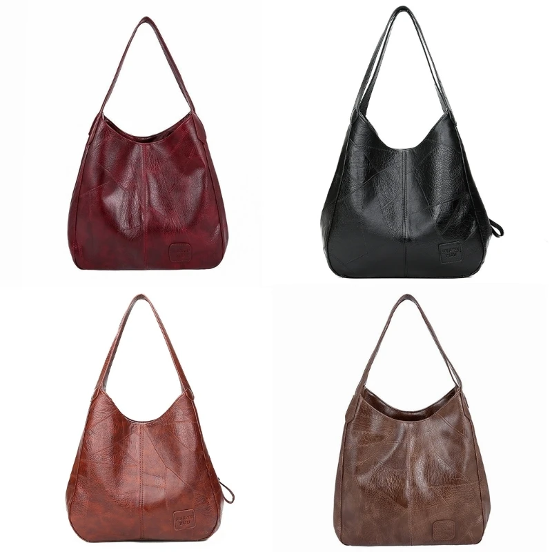 

Womens Bags All-matching Tote Bag PU-Leather Shoulder Bags Fashion Crossbody Bag