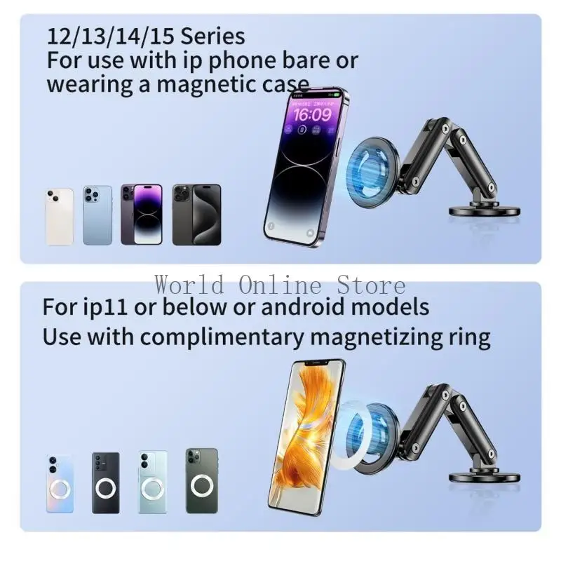 

Phone Support Holder for 15 14 360° Rotation Navigation Holder 87HC