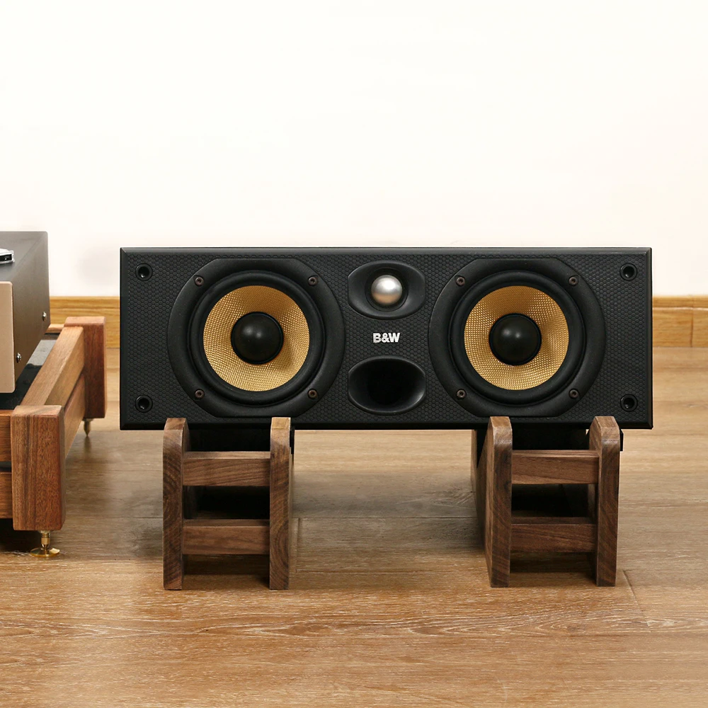 2PCS HiFi Audio Center Speaker Subwoofer Box Frame Rack Shock Absorber Racks Isolation Spike Feet Stand