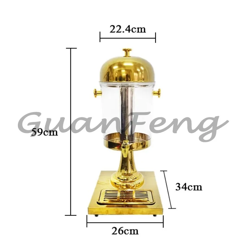 Commercial Stainless Steel 16L Self-Service Cold Drink Machine Juice Beverage Dispenser for Hotel