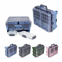 Portable Multi-functional Waterproof Lure Box Fishing Tackle Box Large Capacity Outdoor Camping Bait Accessories Storage Box