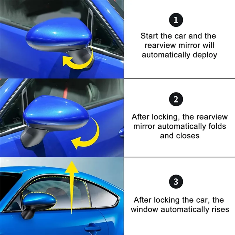 Classy-For Subaru BRZ Toyota GR86 2021-2024 Automatic Window-Lifting Closer Rearview Mirror Deploy Folds Controller