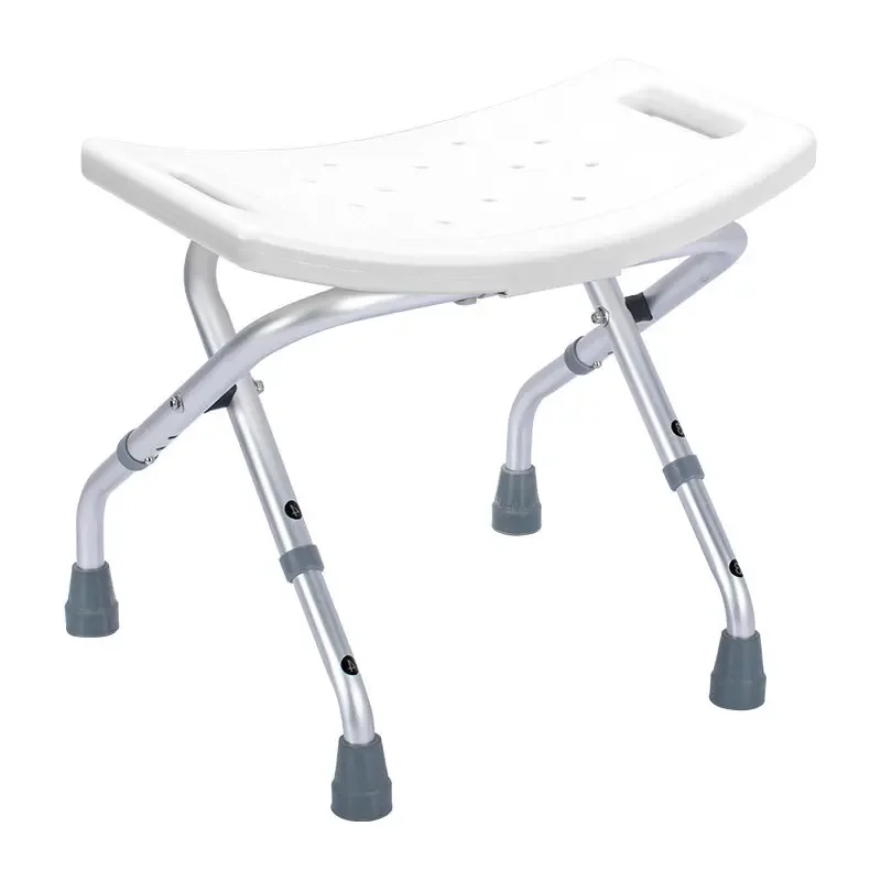 DL-9021 Foldable aluminum alloy bath chair for the elderly, children, pregnant women, adjustable height bath chair bath stool