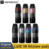 Original Vaporesso Luxe XR Kit 40W Electronic Cigarette Vape 1500mAh Battery with 5ml DTL MTL Pod Cartridge Fit GTX Coil