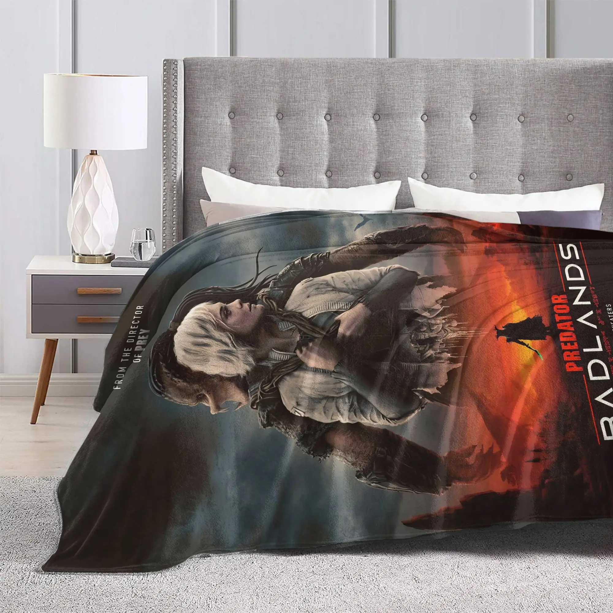 المفترس Badlands 2025 أفلام بطانية السفر مكتب الفانيلا رمي بطانية للمنزل ديكور تصميم دافئ المفرش هدية فكرة