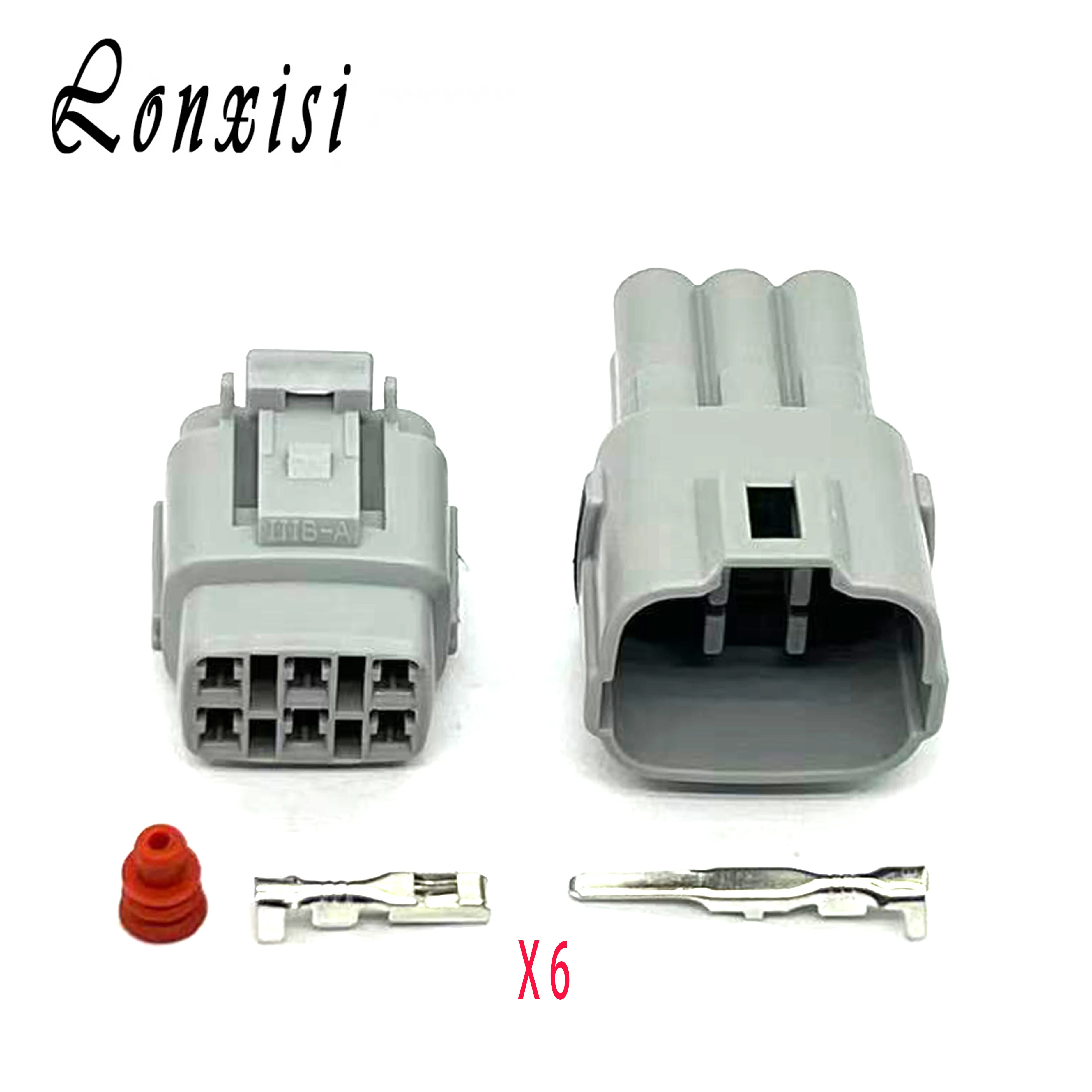 

1/5/10/20 Sets 6 Pin 6187-6561 MT090 6180-6771 Male Female Plug Waterproof Auto Sensor Connector For Suzuki Toyota Honda