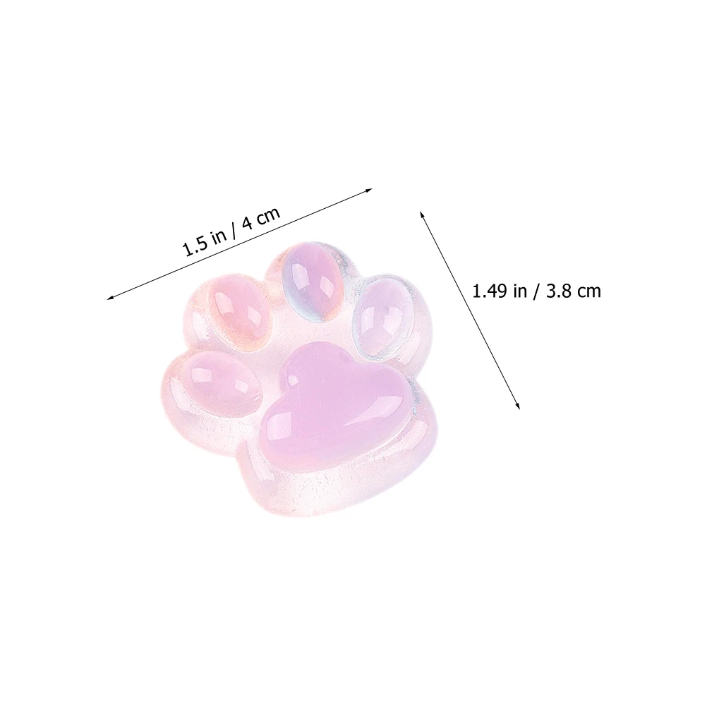 

5 Pcs Cat Claw Hairpin Accessories Mini Charms for Jewelry Making Cute Phone Case Diy Resin Flatback
