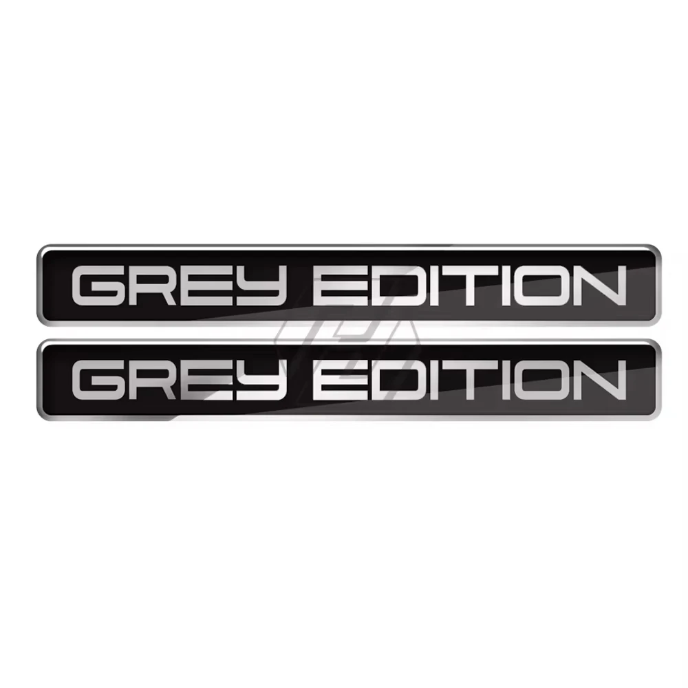 

For Triumph BMW Honda Suzuki Kawasaki Yamaha Ducati Aprilia Motor Sticker 3D Motorcycle Grey Edition Sticker