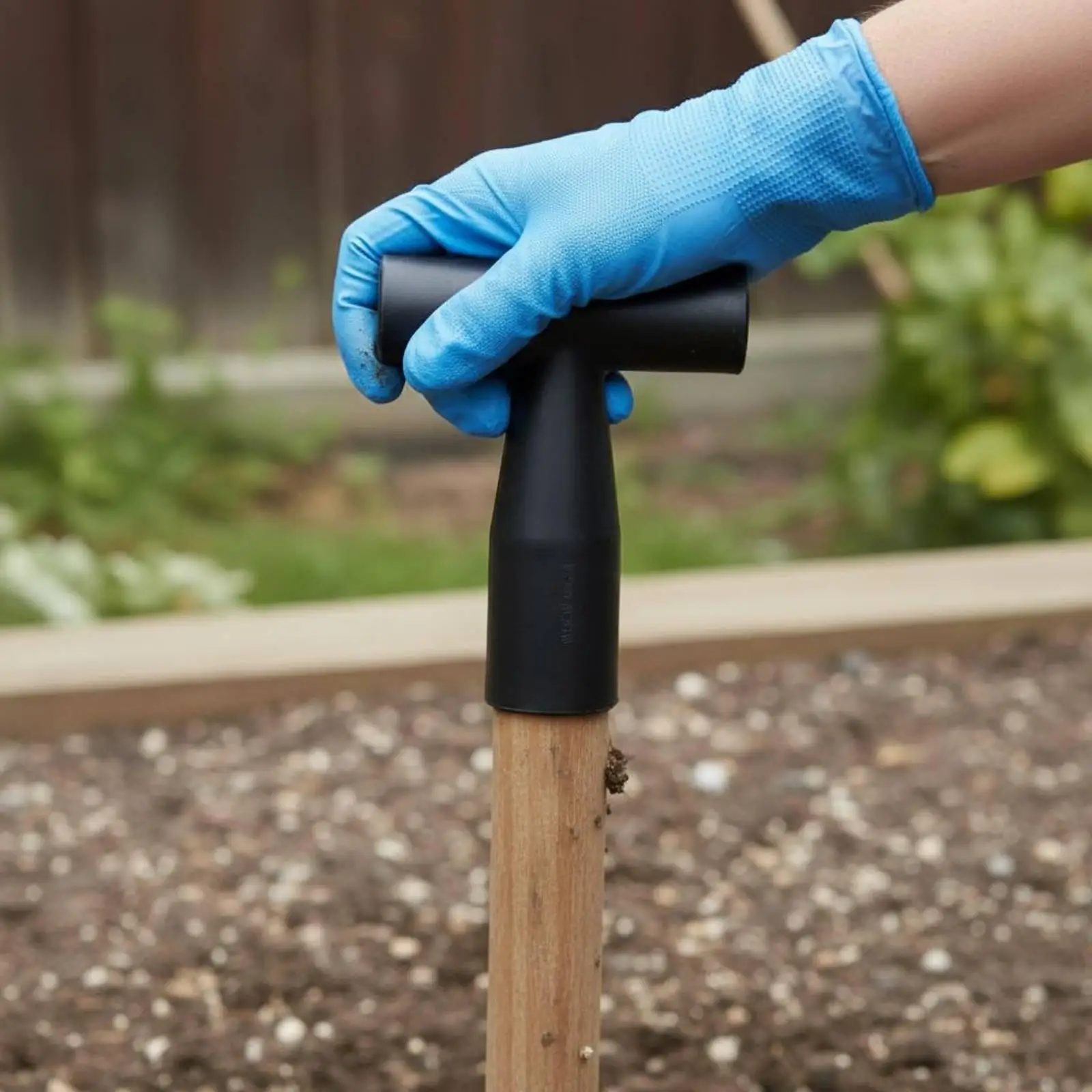 Heavy Duty Shovel Handle T or D Grip Ergonomic Design for Hand Tool Upgrades in Yard and Construction