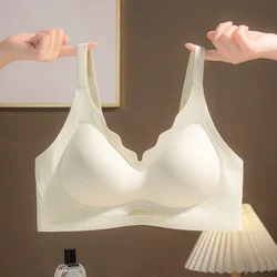 Light Lingerie Sexy Woman Push Up Bra Thin Bra for Women Fashion Push-up Bras Plus Size Bras Underwear Ladies Invisible Seamless