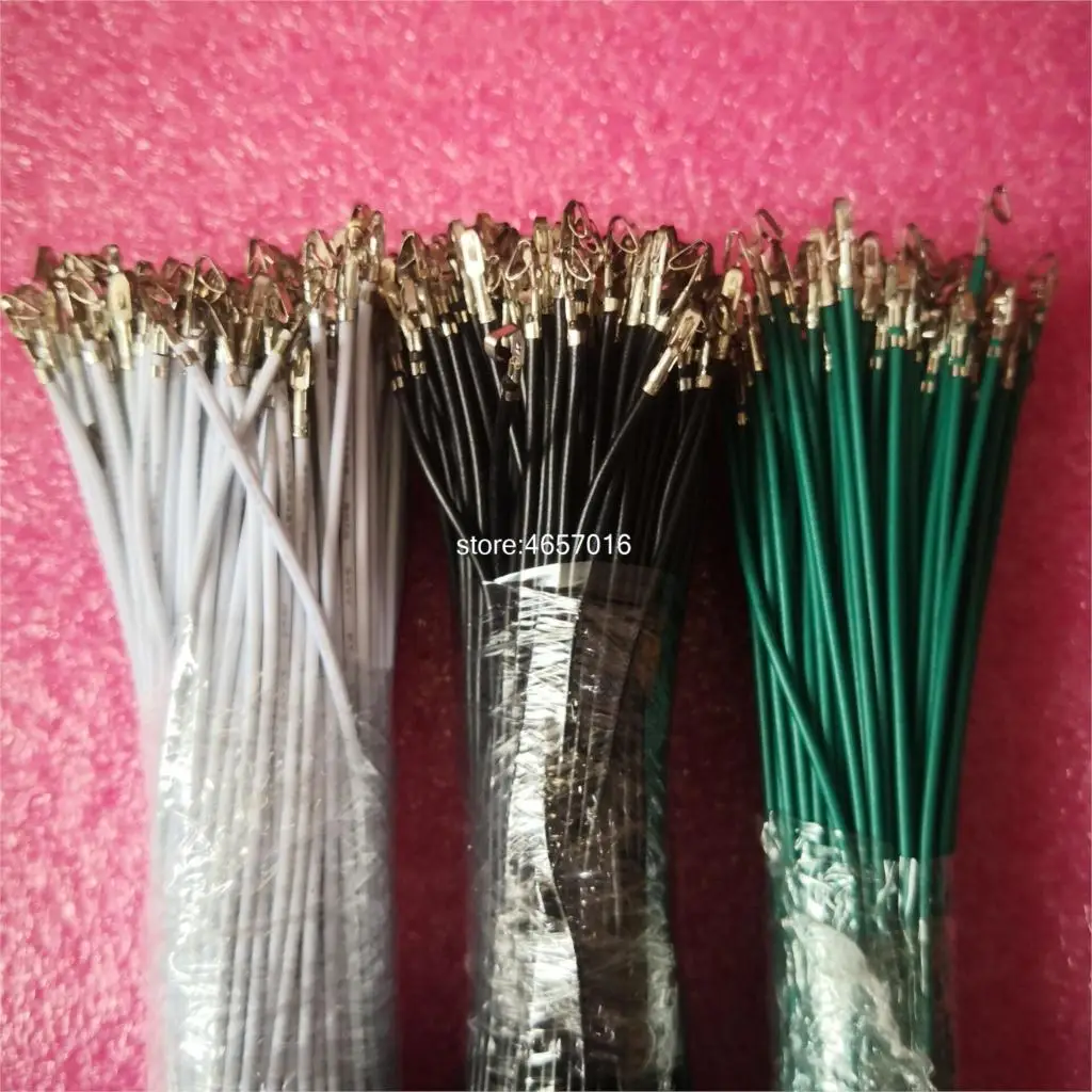 50pcs/lot KF2510 Line Single Head Spring Electronic Wire Connecting Line 20CM 26AWG KF2510 1P Terminal Cable