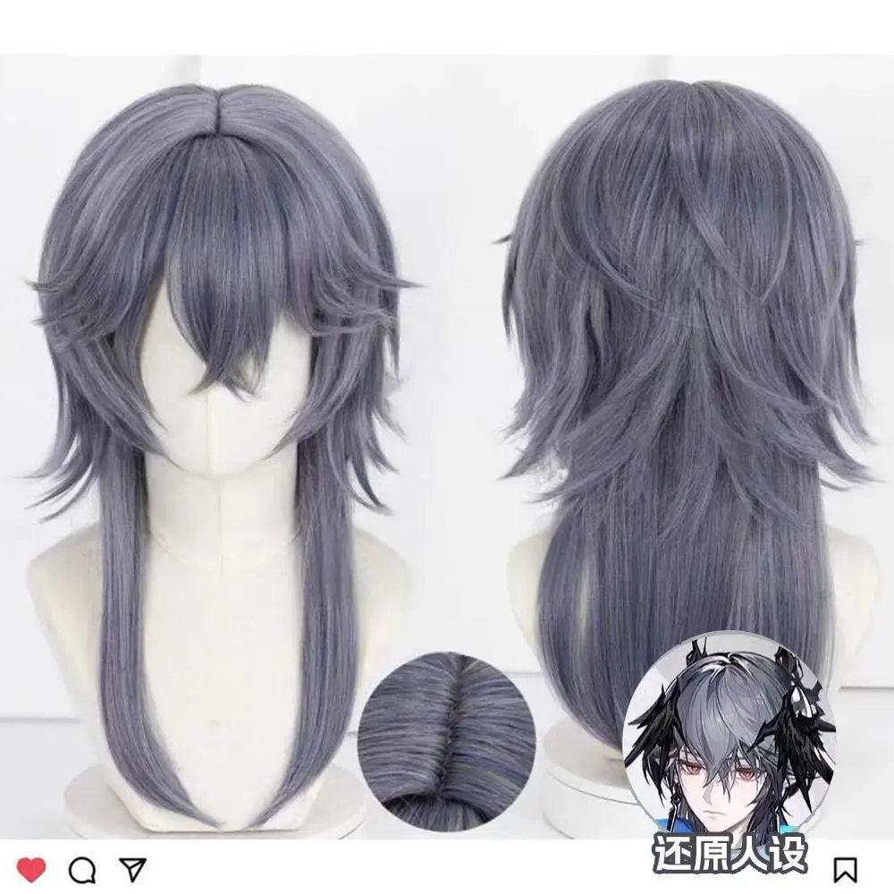 

Ark Of Tomorrow Logos (Logos) Cosplay Wig Long Hair With Tail And Layers, The False Hair Of The Queen Of The Succubi