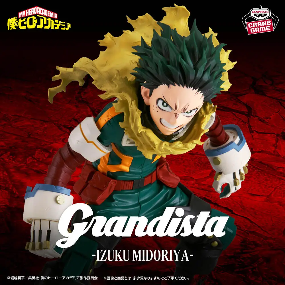 BANPRESTO Grandista My Hero Academia Midoriya Izuku, jouet modèle animé authentique, en Stock
