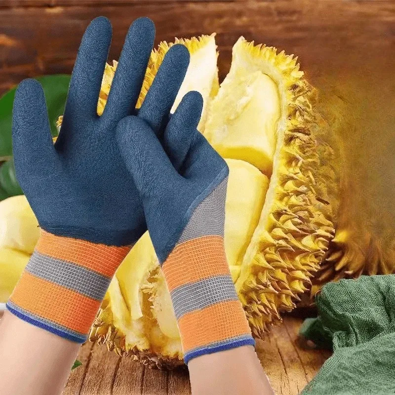 5Pair Tire Rubber Gloves Wear-resistant Non-slip Work Gloves Labor Protection Gloves Home Improvement Garden Construction