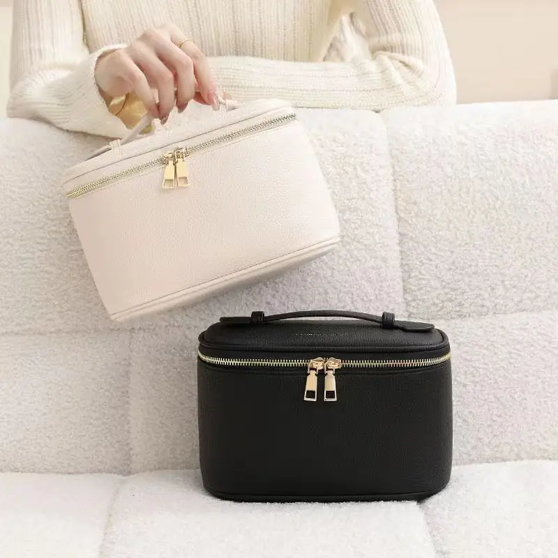 Makeup Bag 2024 New Women\'s Portable Instagram Handheld Travel Small Cosmetics Toiletries Storage Bag