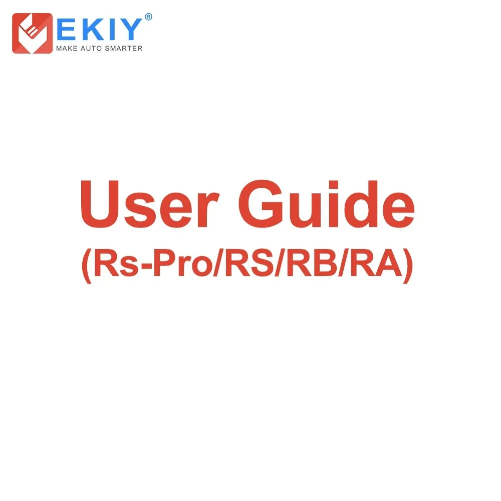 EKIY  user manual use for RA/RB/RS/RS pro car radio