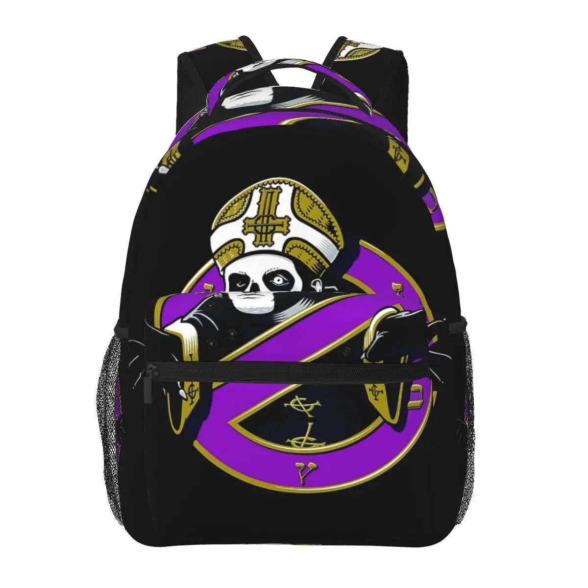 Rock Band Ghost BC Backpacks Boys Girls Bookbag Students School Bags Cartoon Laptop Rucksack Shoulder Bag Large Capacity