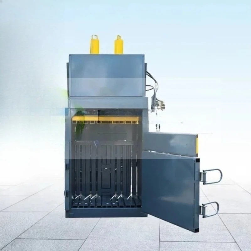 2026 Commercial Compact Vertical Baler Hydraulic Press Machine Carton Cardboard Scrap Metal Aluminium Can Compress