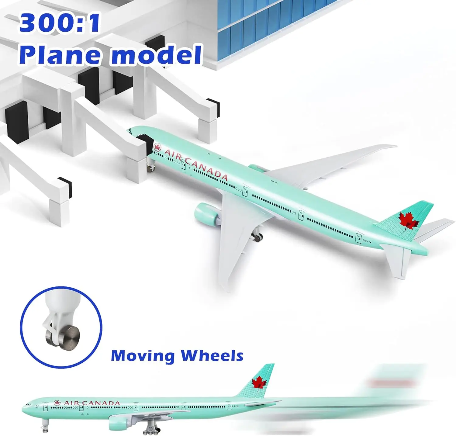 20cm para ar canadá b777 avião modelo simulação escala aeronave modelo de aeronave estática para coleção ou presente