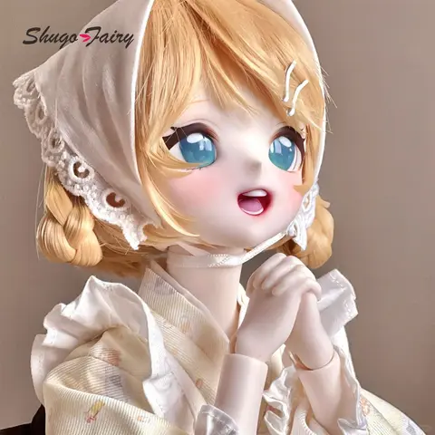 NaiT Ling Bjd 1/4 인형, 오픈 마우스 누드 인형, 일본 소녀 표현, 귀여운 공 관절 인형