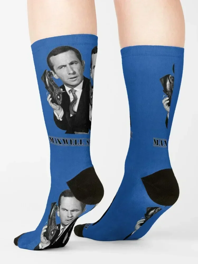 Maxwell Smart Socks designer crazy christmass gift New year's Women's Socks Men's