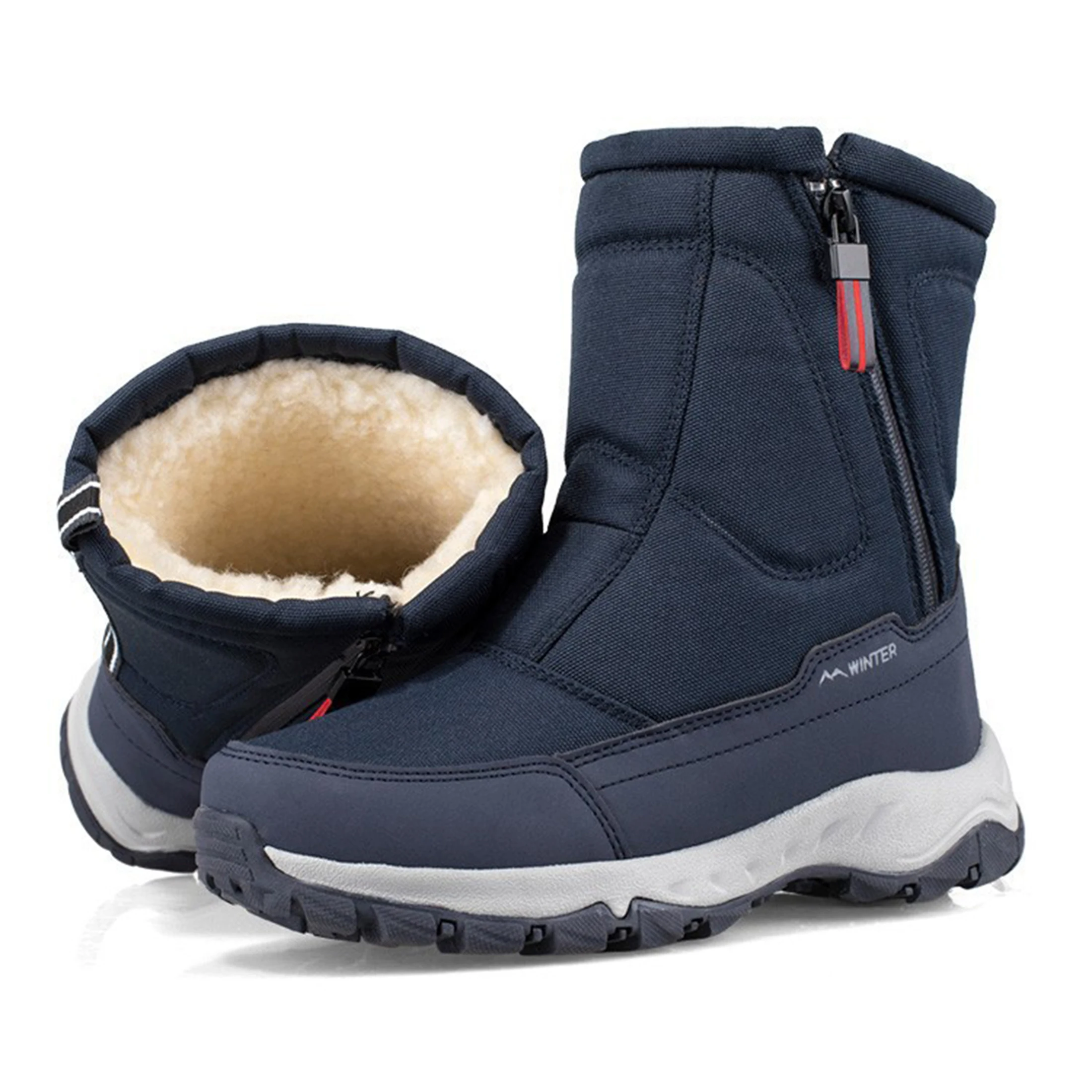 

Snow Boots For Men Women Waterproof Insulated Anti-Slip Warm Winter Shoes Lightweight Faux Fur Lined Frosty Warm Outdoor Boots