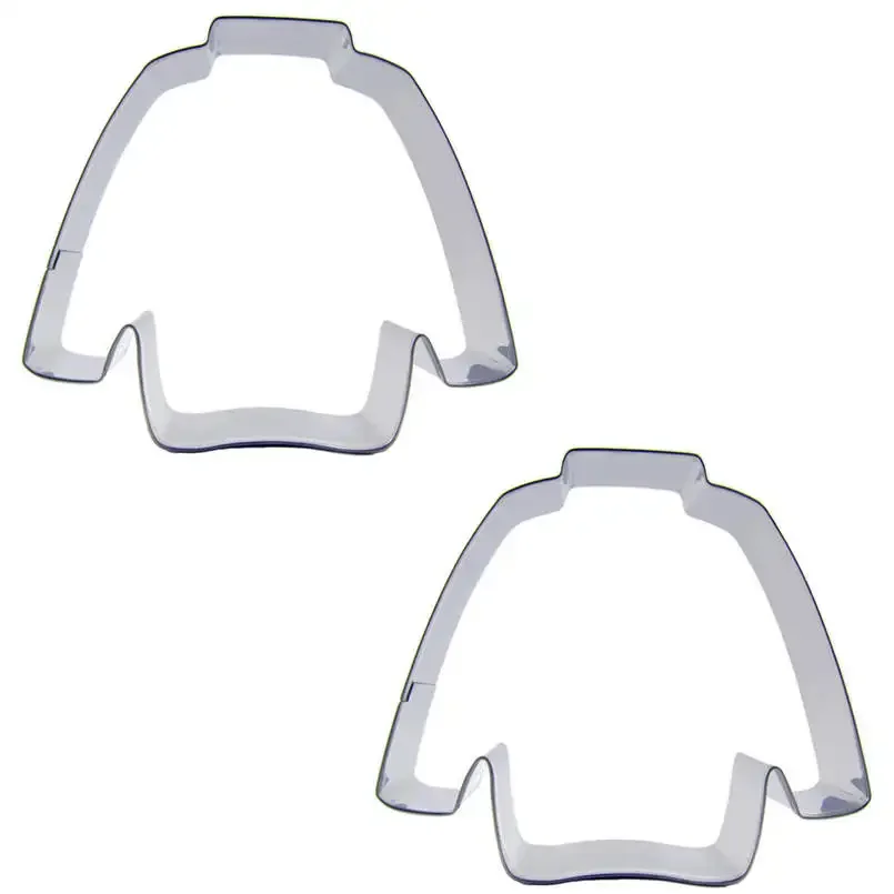 Long sleeved t-shirts shape 2 piece biscuit cutting molds,  baking tools, cake decorating soft candy tools.