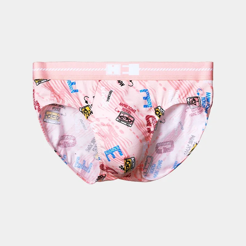 

5PCS Men's pure cotton underwear. Men's antibacterial briefs with a personalized, comfortable and breathable desig