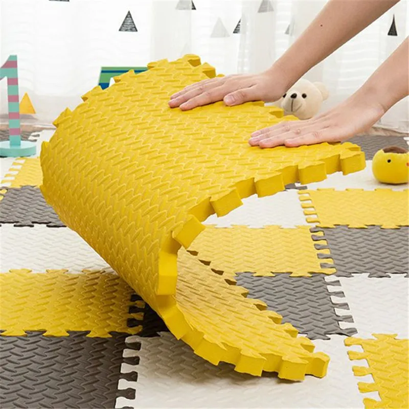 Dicke 2,5 cm Aktivitäten Matte für Baby Tatames Baby Spiel matte 8 Stück Spiel matten Tatame Puzzle Matte Krabbel matte Geräusch matte Baby Boden matte