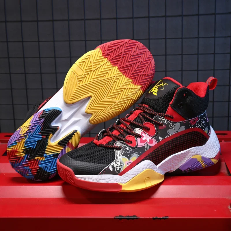 

High Quality Basketball Shoes Men Sneakers Boys Basket Shoes Autumn High Top Non-slip Outdoor Sports Shoes Man Gym Athletic Shoe