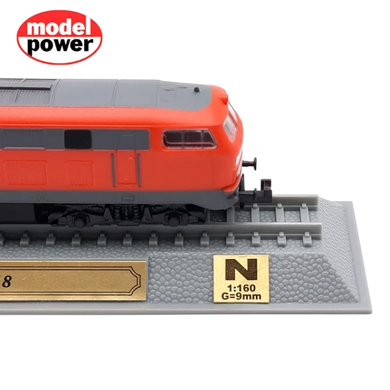 Modelo POWER N escala 1/160 alemán DB ferrocarril BR218 motor de combustión interna locomotora modelo de tren sin pantalla estática de energía