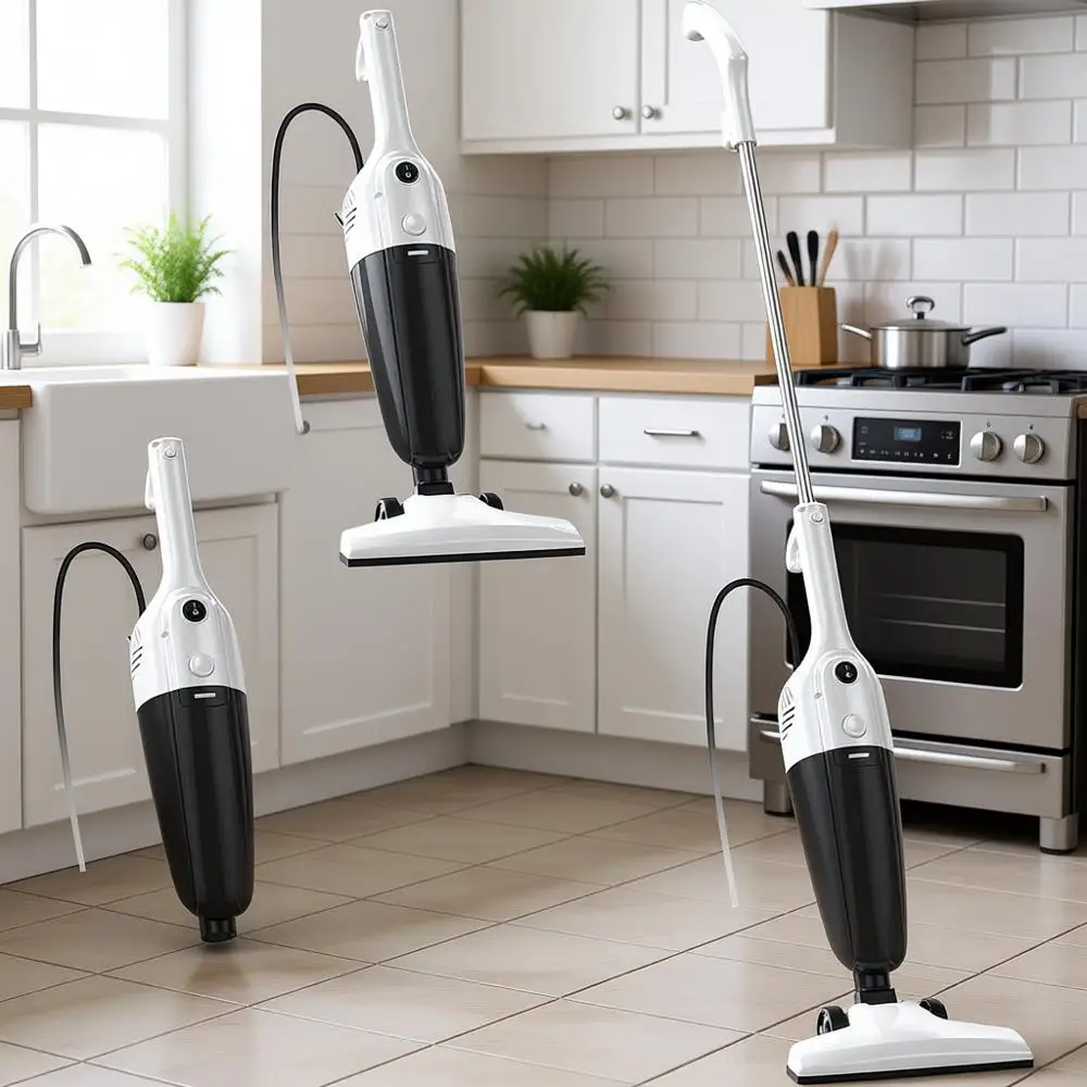 

Легкий пылесос 2-в-1 с мощным всасыванием, моющимся HEPA-фильтром, ручной и вертикальный, для шерсти животных, ковров и твердых полов