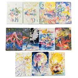 11pcs/set Sailor Moon Tsukino Usagi Chibiusa Chiba Mamoru Self Made Flashcards Anime Classics Game Collection Cards Toy Gift