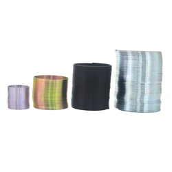 Children Gift Metal Toy Spring Professional Performance Colorful Educational Springs Size 66x69MM