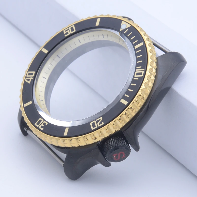 Mod SKX007 SRPD Watch Cases Fit for NH34 NH35 NH36 4R Movement Sapphire Crystal Glass Crown at 3.8 20ATM Waterproof Watch Case