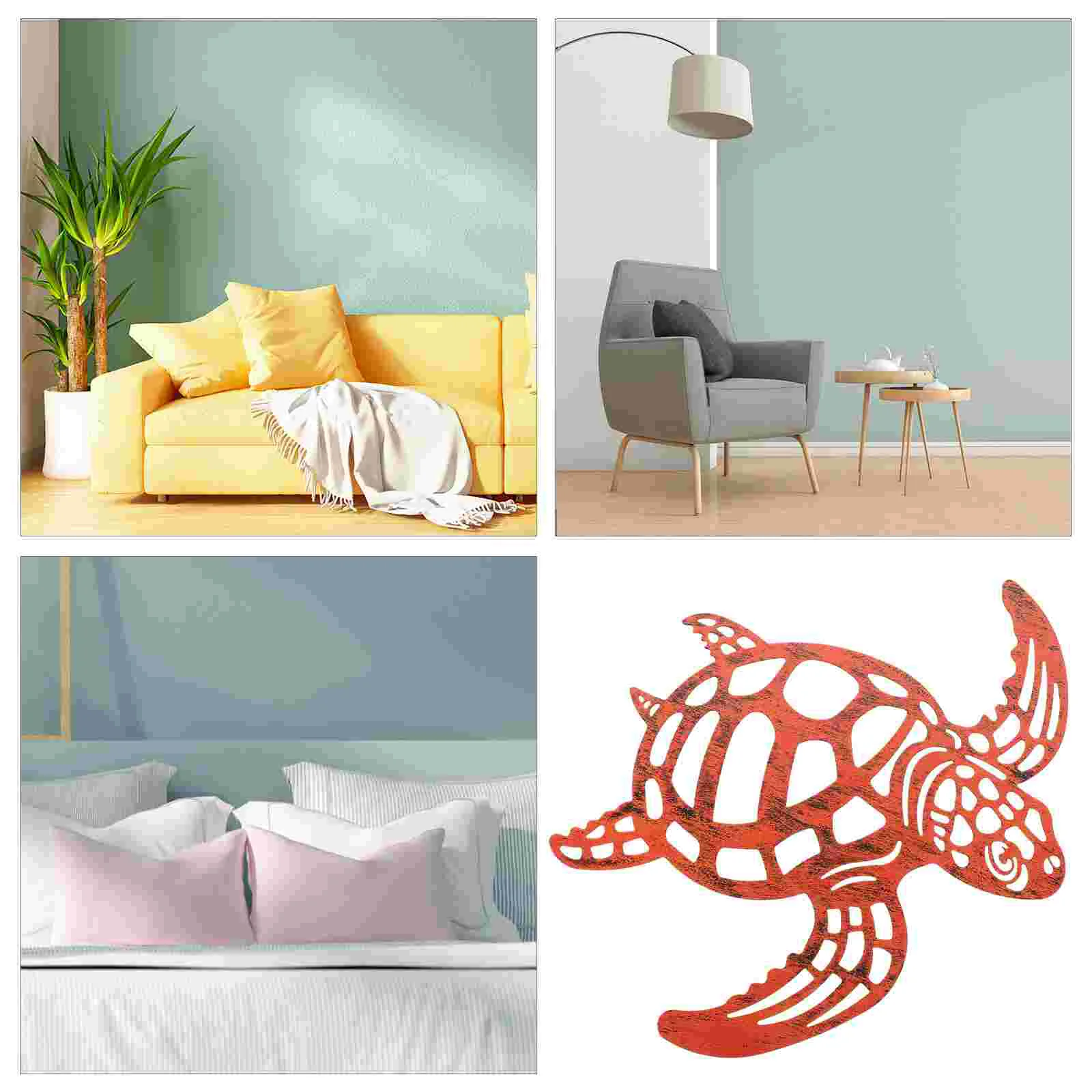Tartaruga sinais de parede oco tartaruga pendurado decoração para casa decoração do jardim escultura do mar